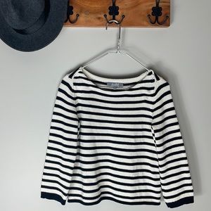Marled > Striped Sweater Small